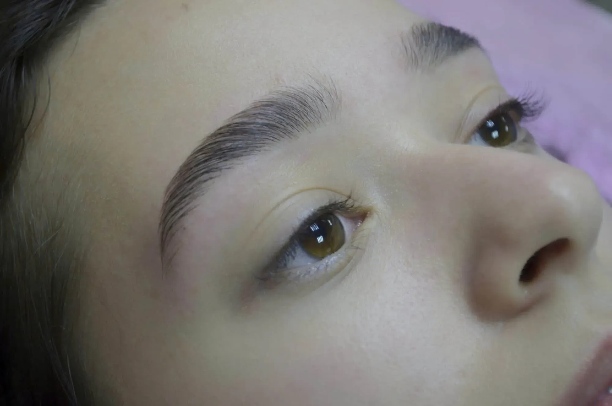 Ламинирование бровей. Схема исполнения.